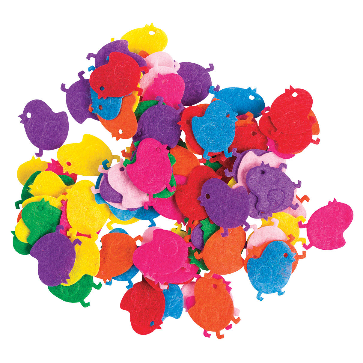 Felt Chick Shapes