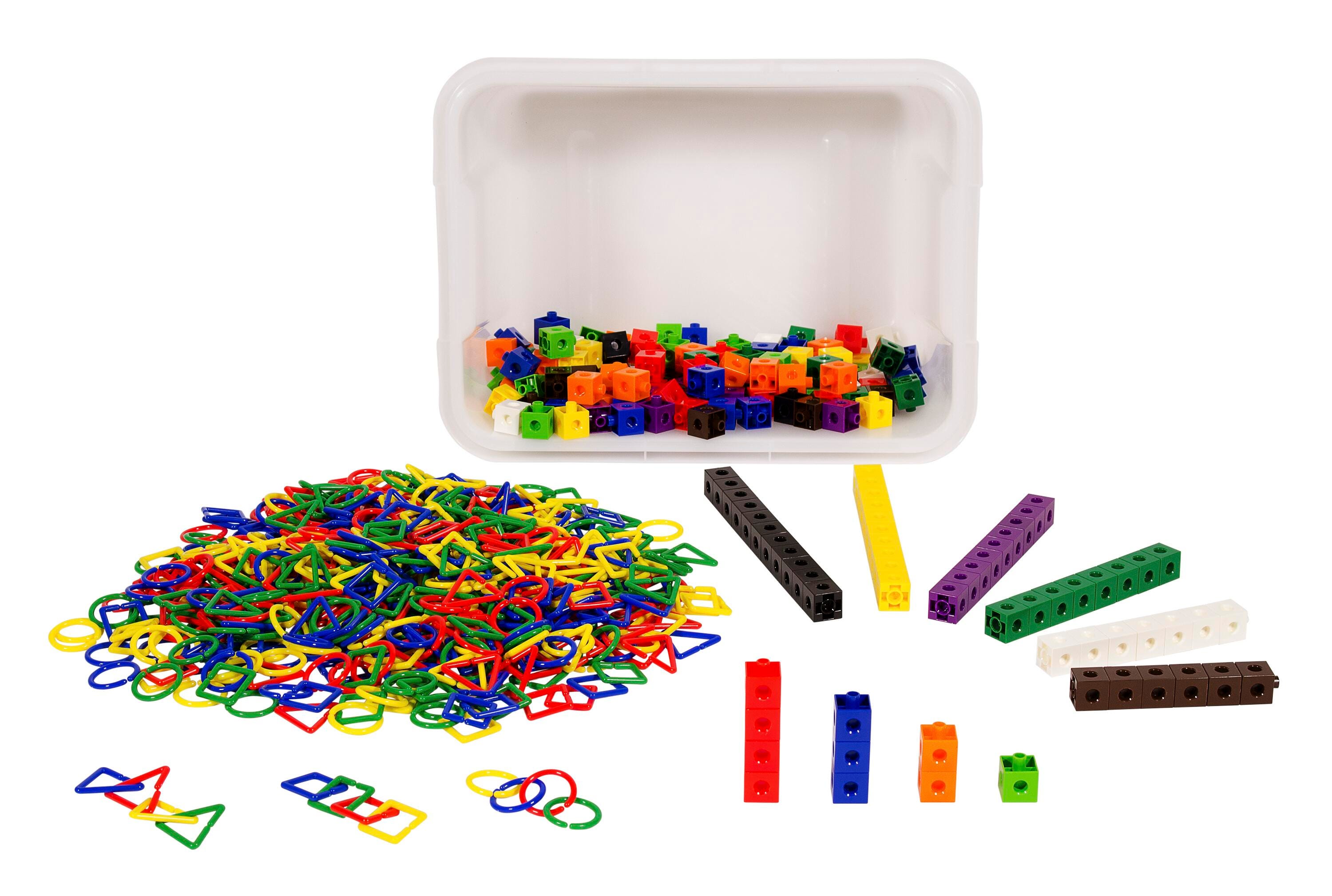 KIT LINKING CUBES AND SHAPE LINKS SET OF 700-PTO