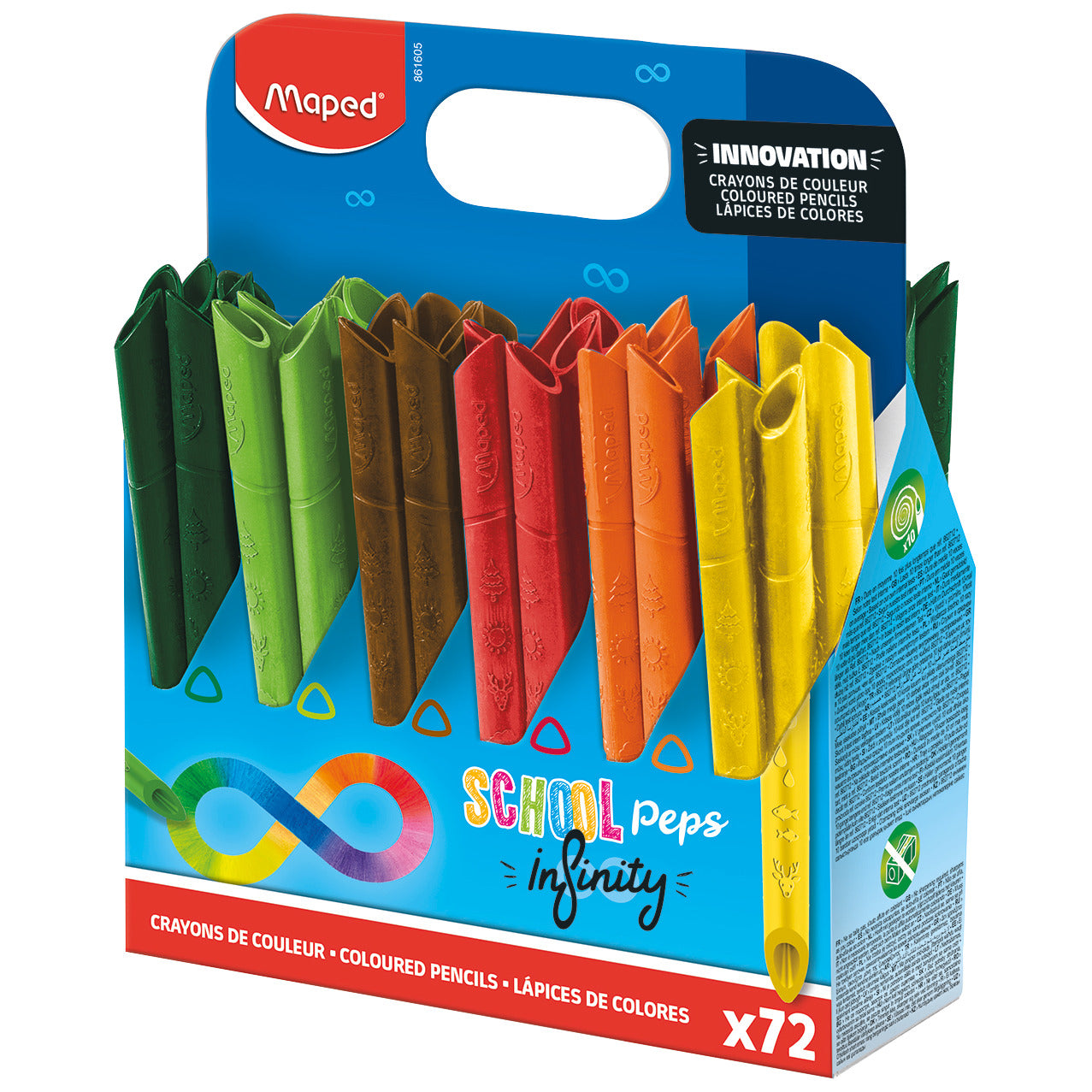 Colour Peps Infinity Coloured Pencils