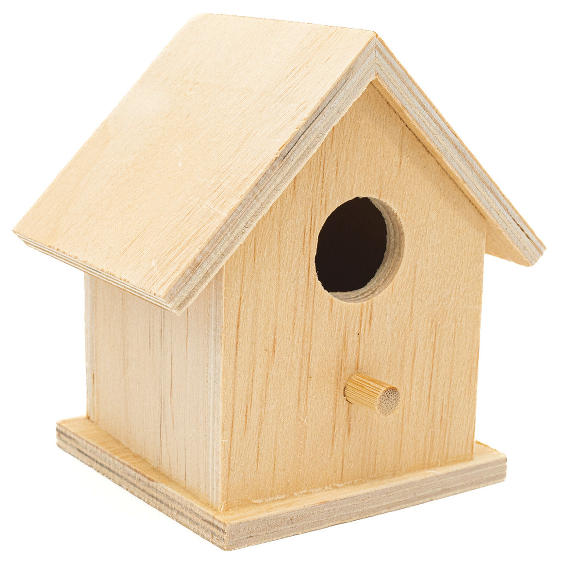 Wooden Craft Bird Box Each