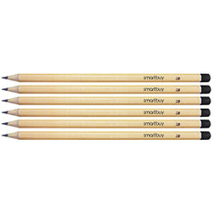 Smartbuy Sketching Graded Pencils Pack 6 - 2B