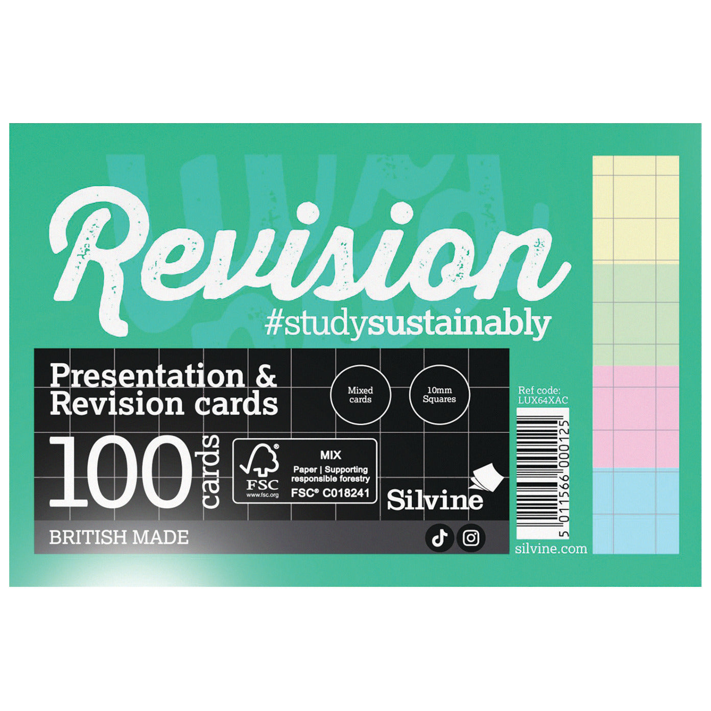 Silvine Revision Cards