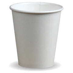 8oz White Compostable Cup Pack of 1000