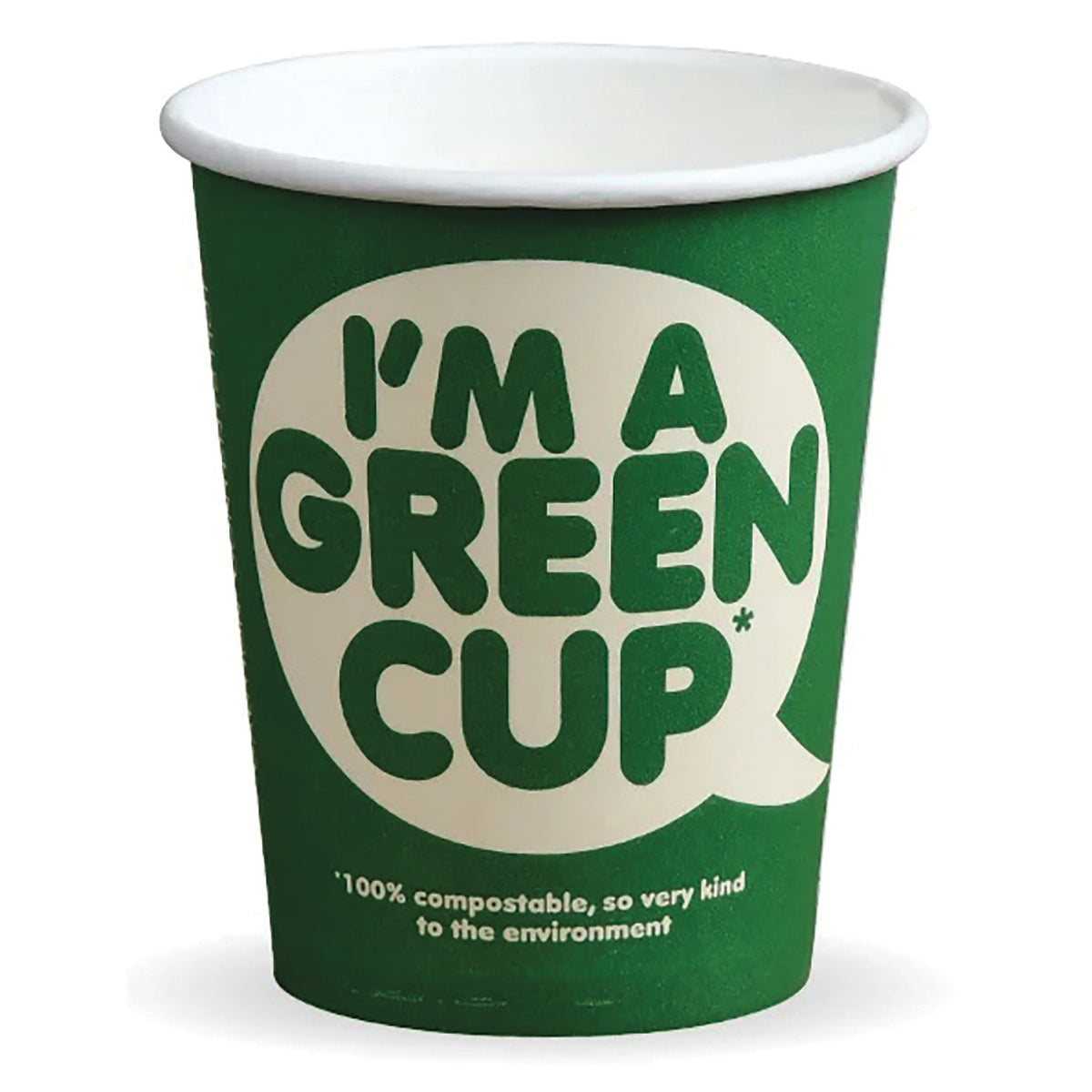 8oz Im A Green Cup Compostable Cup Pack of 1000