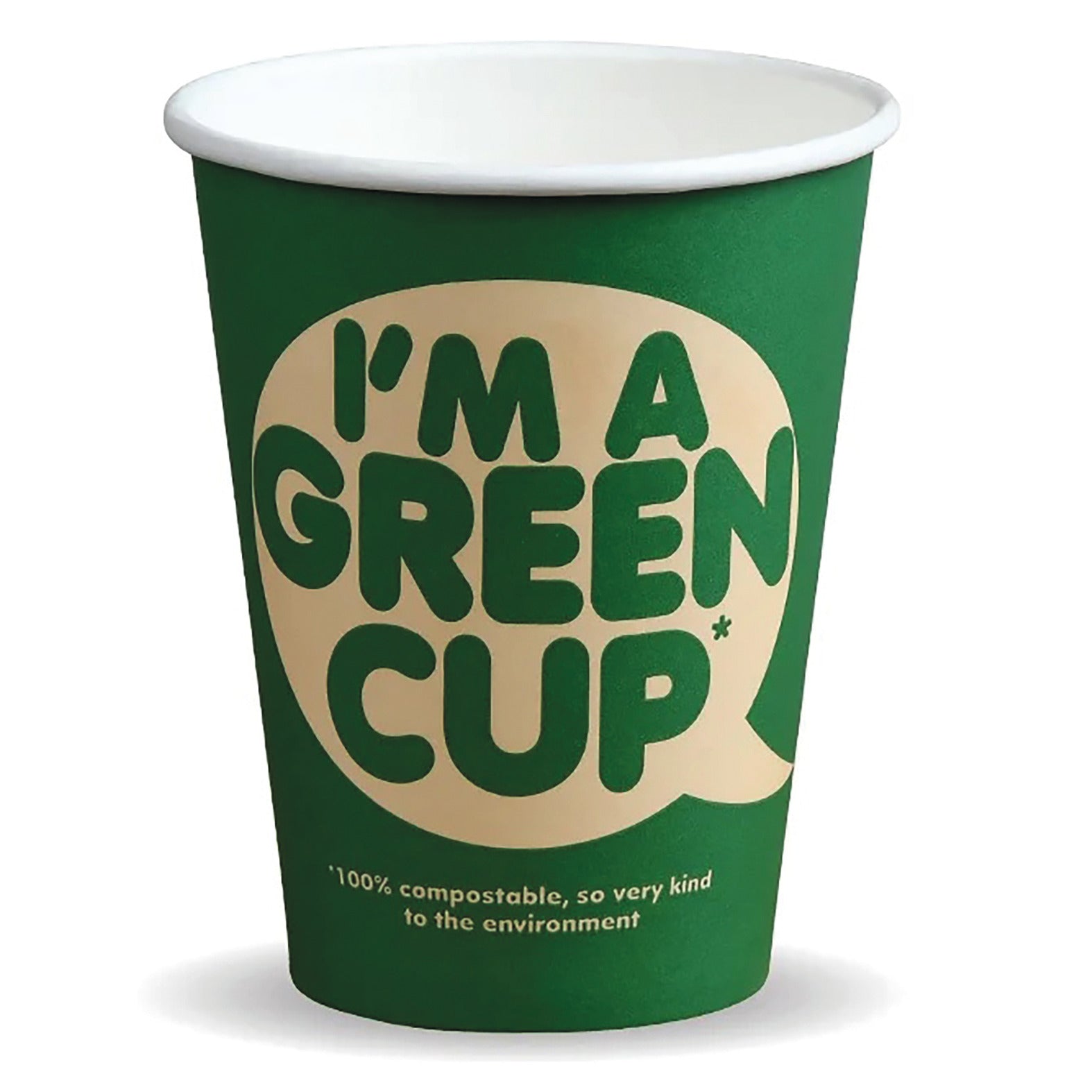 12oz Im A Green Cup Compostable Cup Pack of 1000