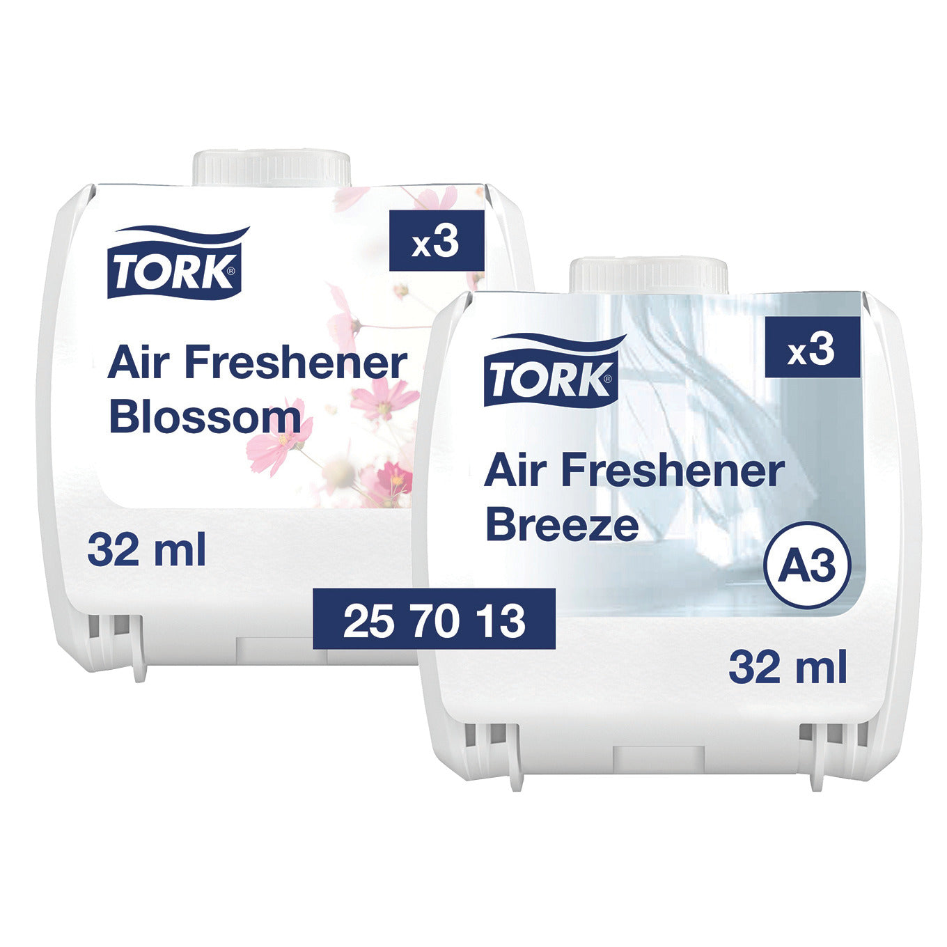 Tork Constant Air Freshener Mixed Pack A33 Breeze And 3 Blossom Refills