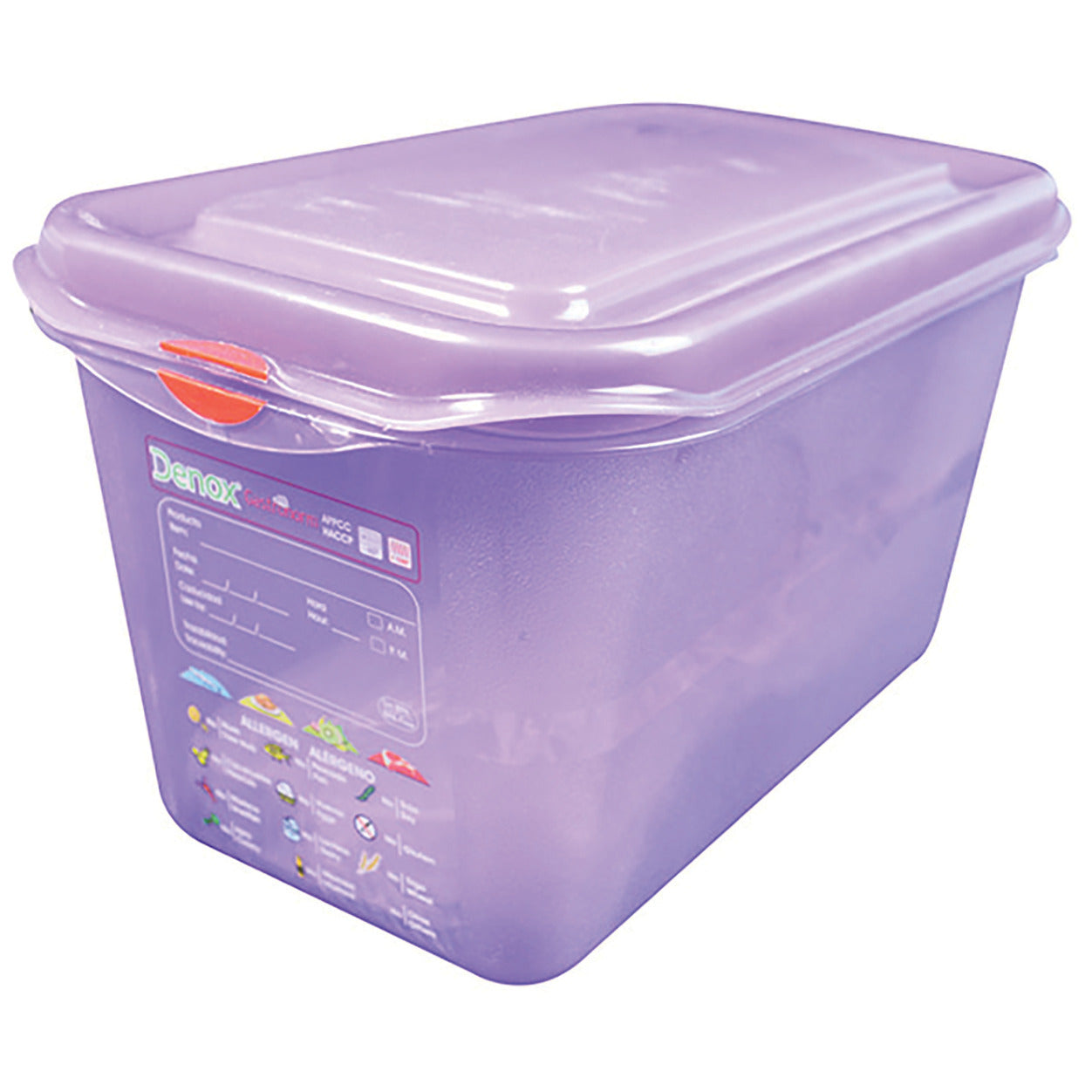 Gastronorm Colour Coded Purple With Lid 1/3 x 150mm 57 Litres