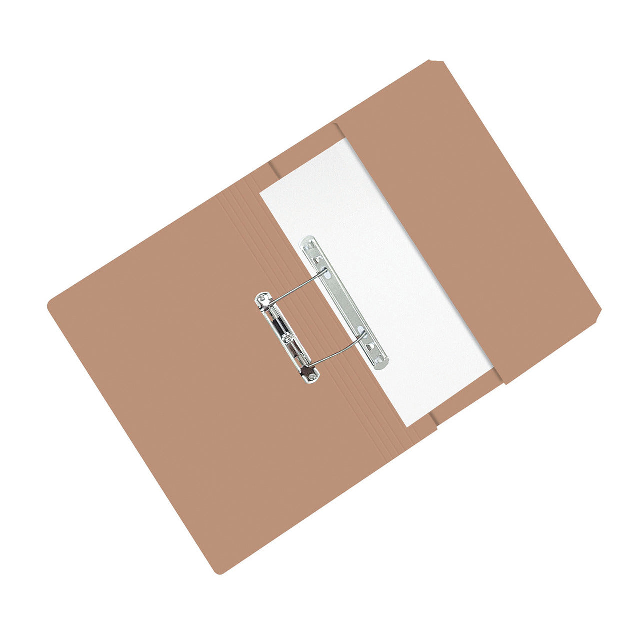 Foolscap Spring Transfer Pocket File - Pack of 25 - Buff