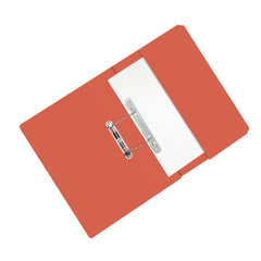 Foolscap Spring Transfer Pocket File - Pack of 25 - Orange