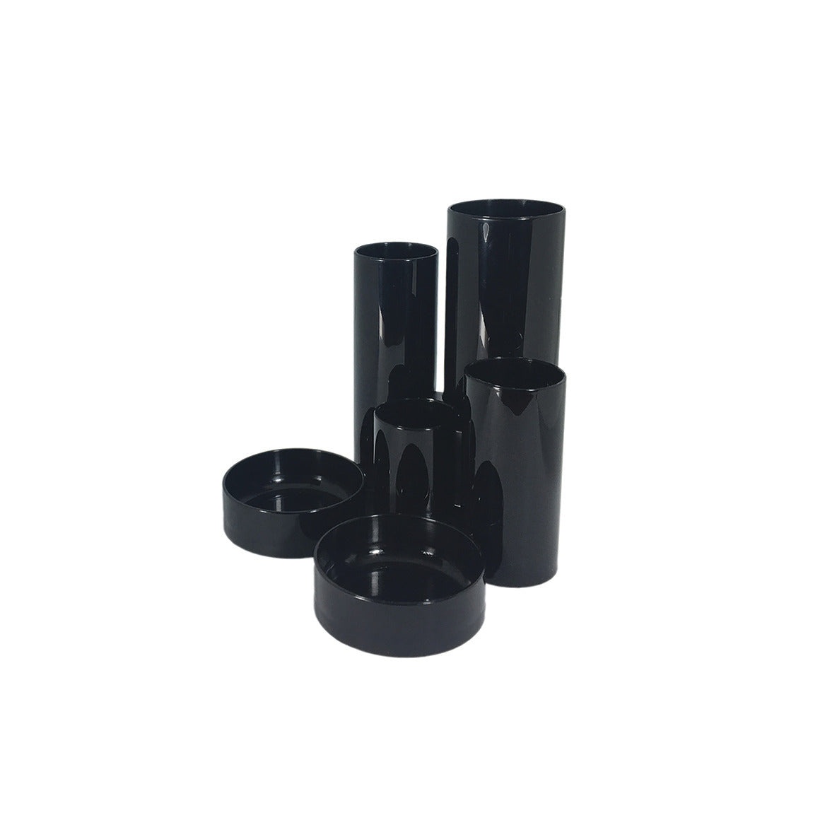 Deflecto Tube Style Pen Tidy - Pack of 12 - Black