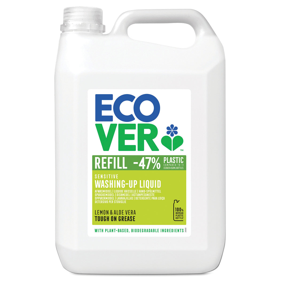 Ecover Washing Up Liquid Lemon Aloe Vera 5 Litres