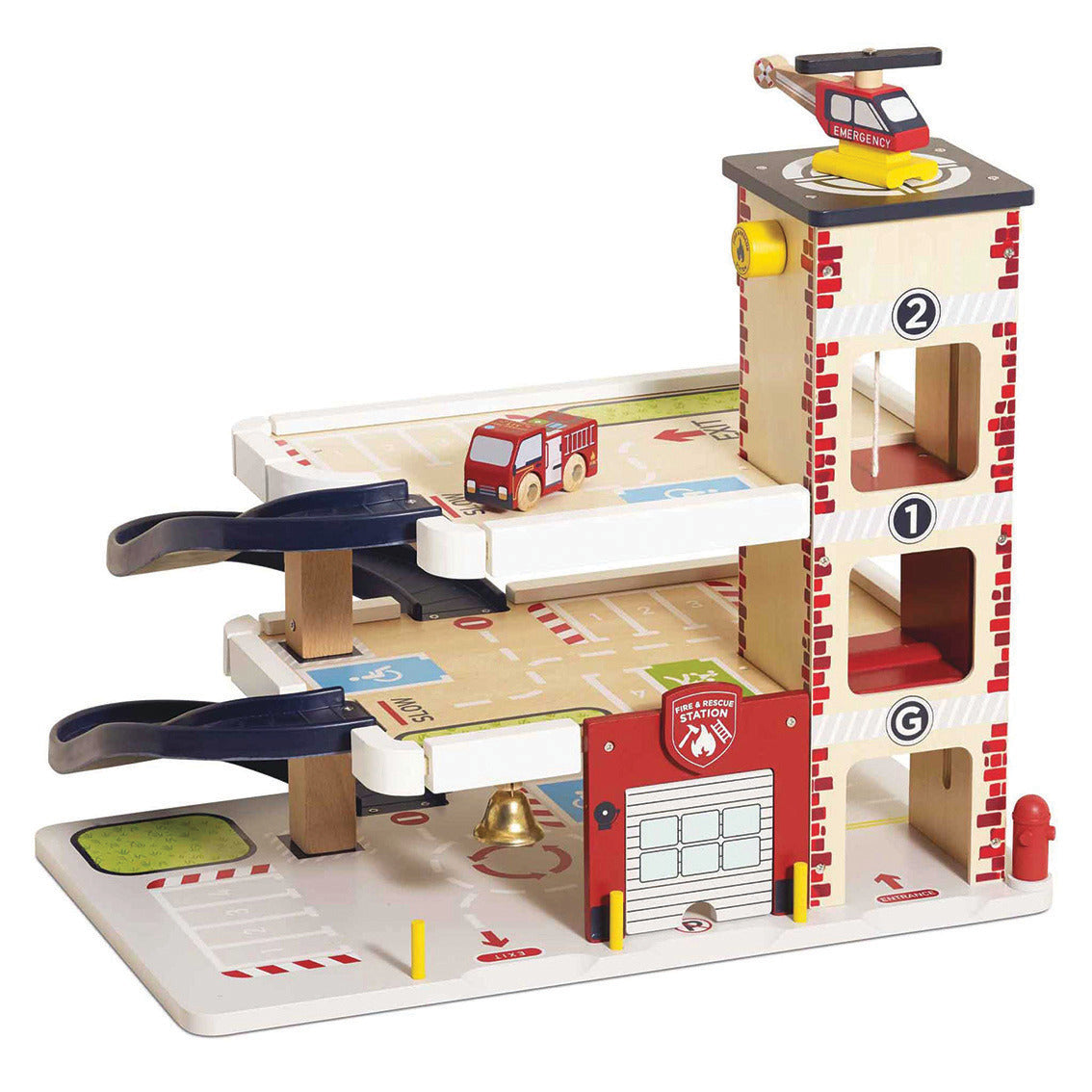 Fire & Rescue Wooden Garage Each