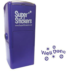 Well Done Swirls Purple Stamper -- Each