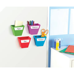 Magnetic Create-A-Space_x001a_ Storage Bins- 4 Bins