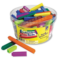 Interlocking Plastic Cuisenaire® Rods Small Group Set 155 Pieces (In A Tub)