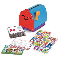 Learning Resources Alphabet Mailbox 62 Piece Set In A Retail Cardboard Box