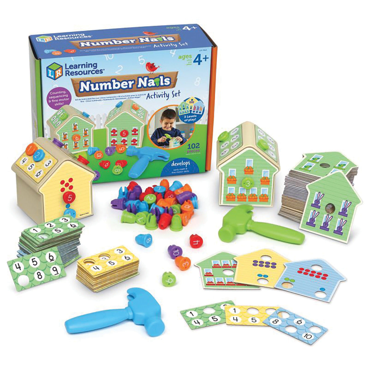 Number Nails Activity Set Come Delivered In A Retail Cardboard Box