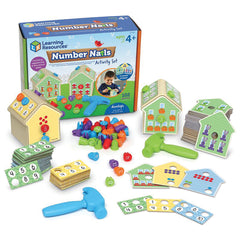 Number Nails Activity Set Come Delivered In A Retail Cardboard Box