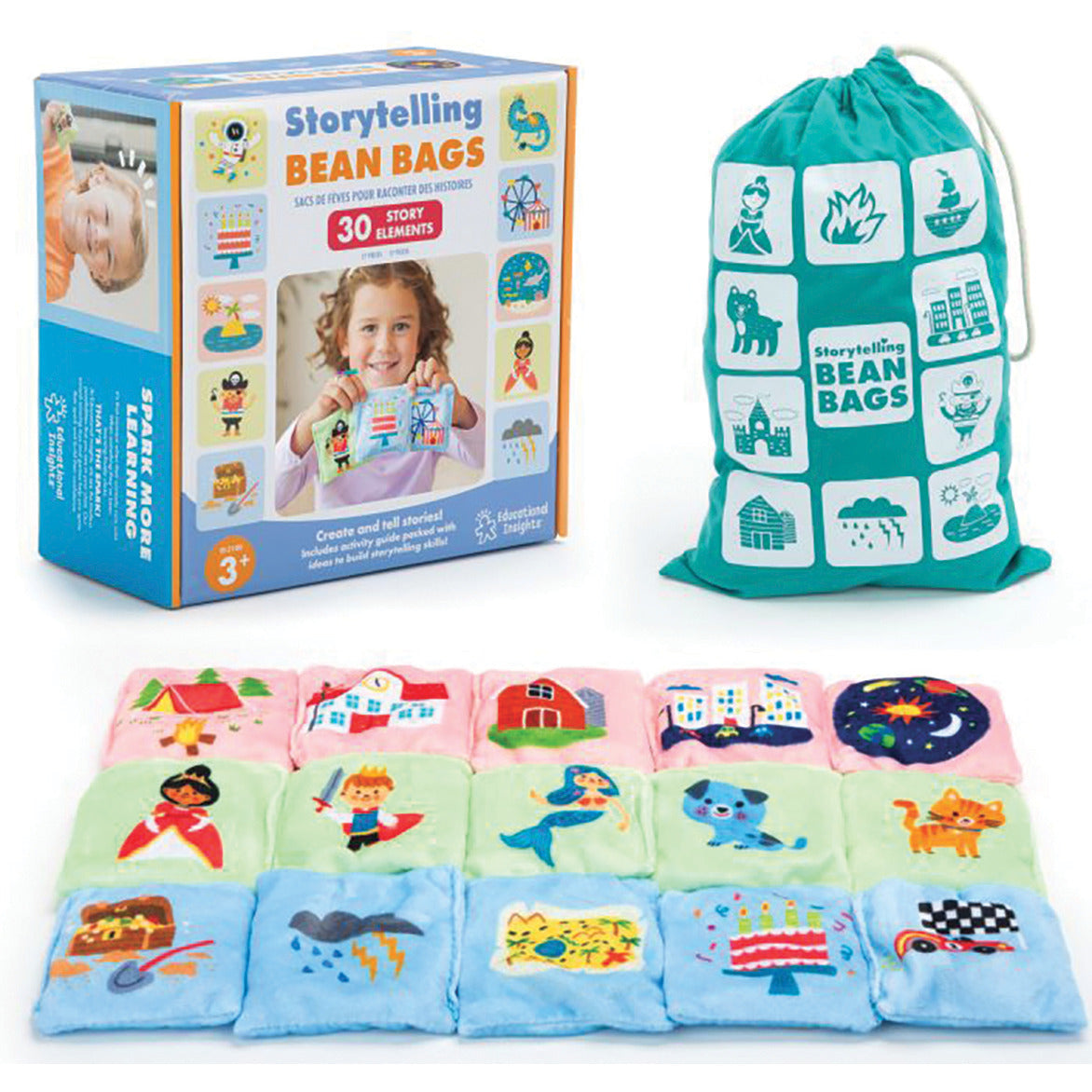 Storytelling Bean Bags
 Delivered In A Retail Cardboard Box