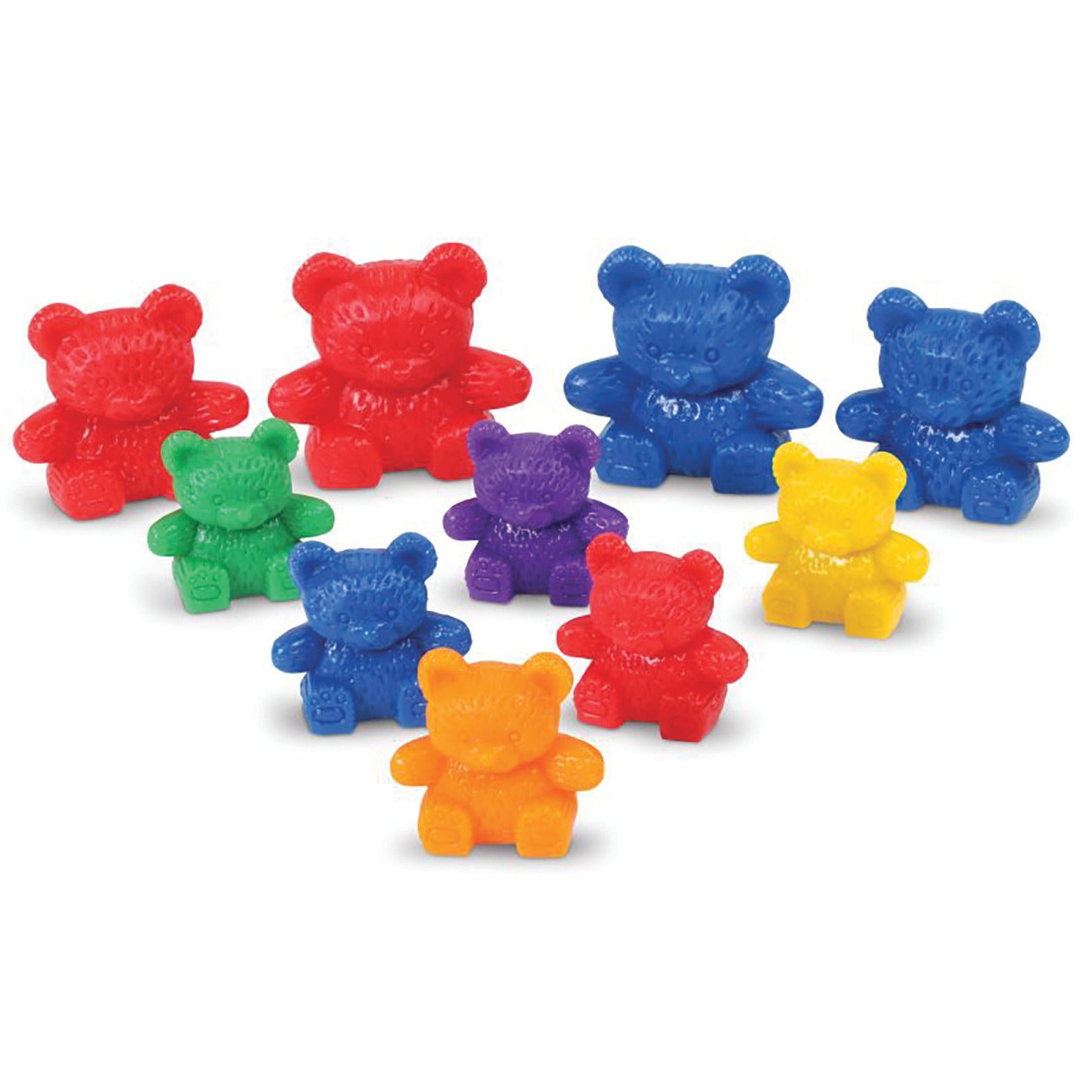 The Original Three Bear Family® Basic Six Colour Rainbow Counter Set (Set of 96)