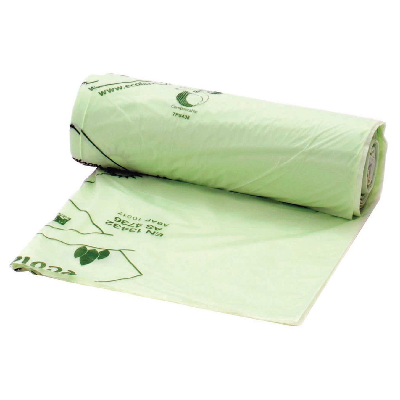 Green Compostable Food Waste Liner 25L - Box of 520Pc