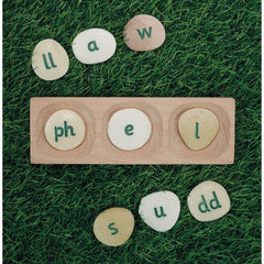 Welsh Alphabet Pebbles Set of 8 Pebbles Measuring Between 35_x001a_45mm