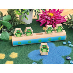 Five Frogs On A Log Set