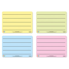 Tinted Plain Flexible A5 Boards Pack of 4 Colours Pack