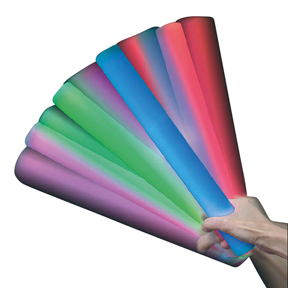 Foam Batons Pack of 6 - 400mm In Length 6 Led Light Modes