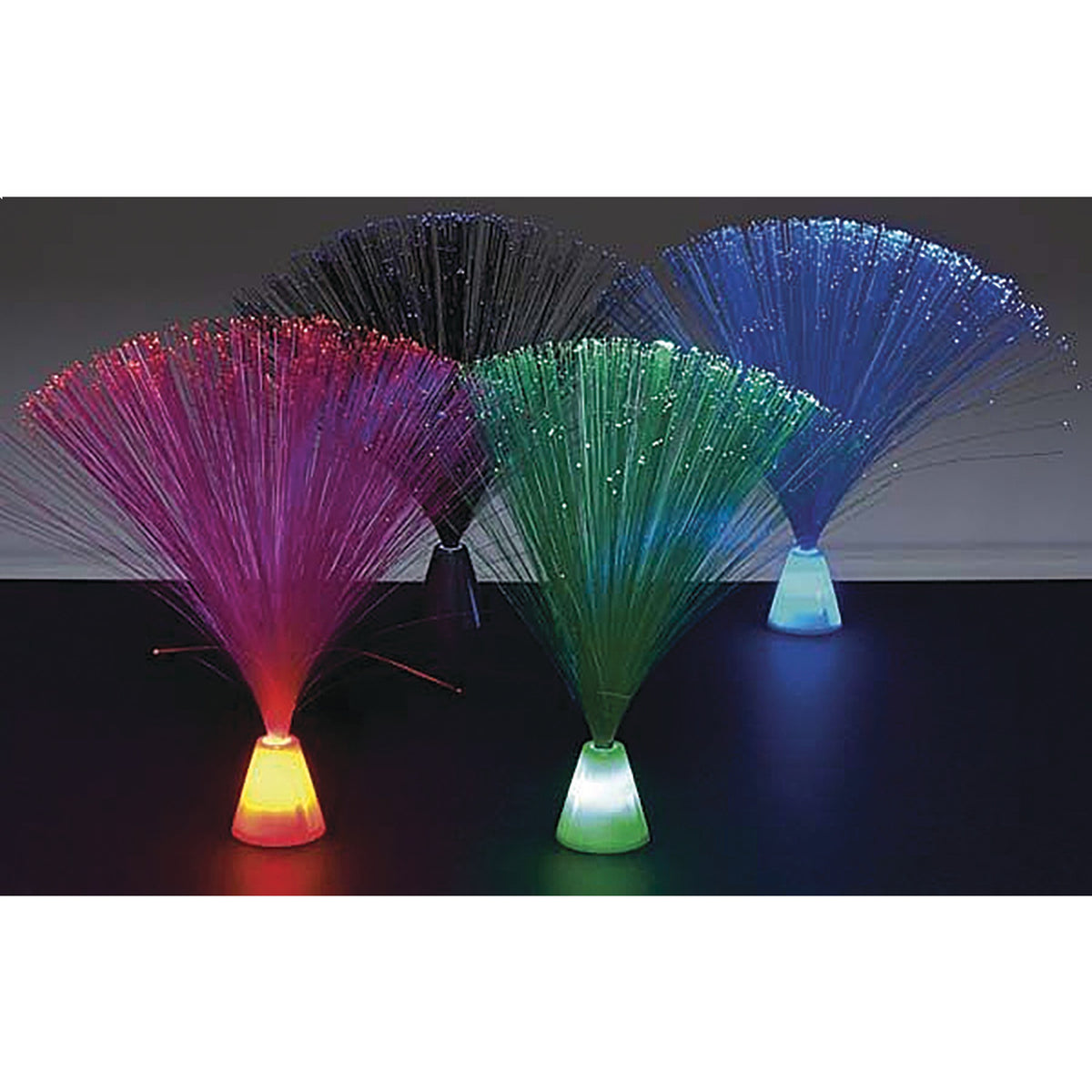 Mini Fibre Optic Lamps Set of 4