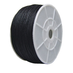 Elastic Round Black 100M Reel