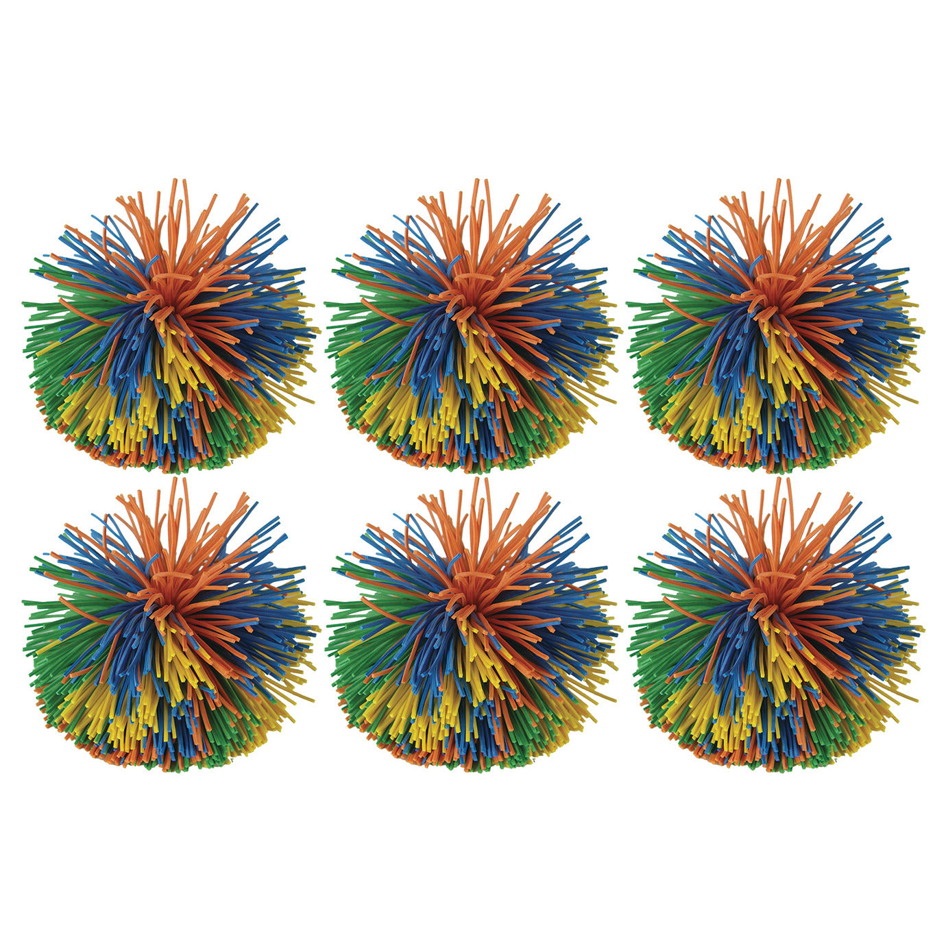 Pom Pom Style Balls/Urchin Pack of 6