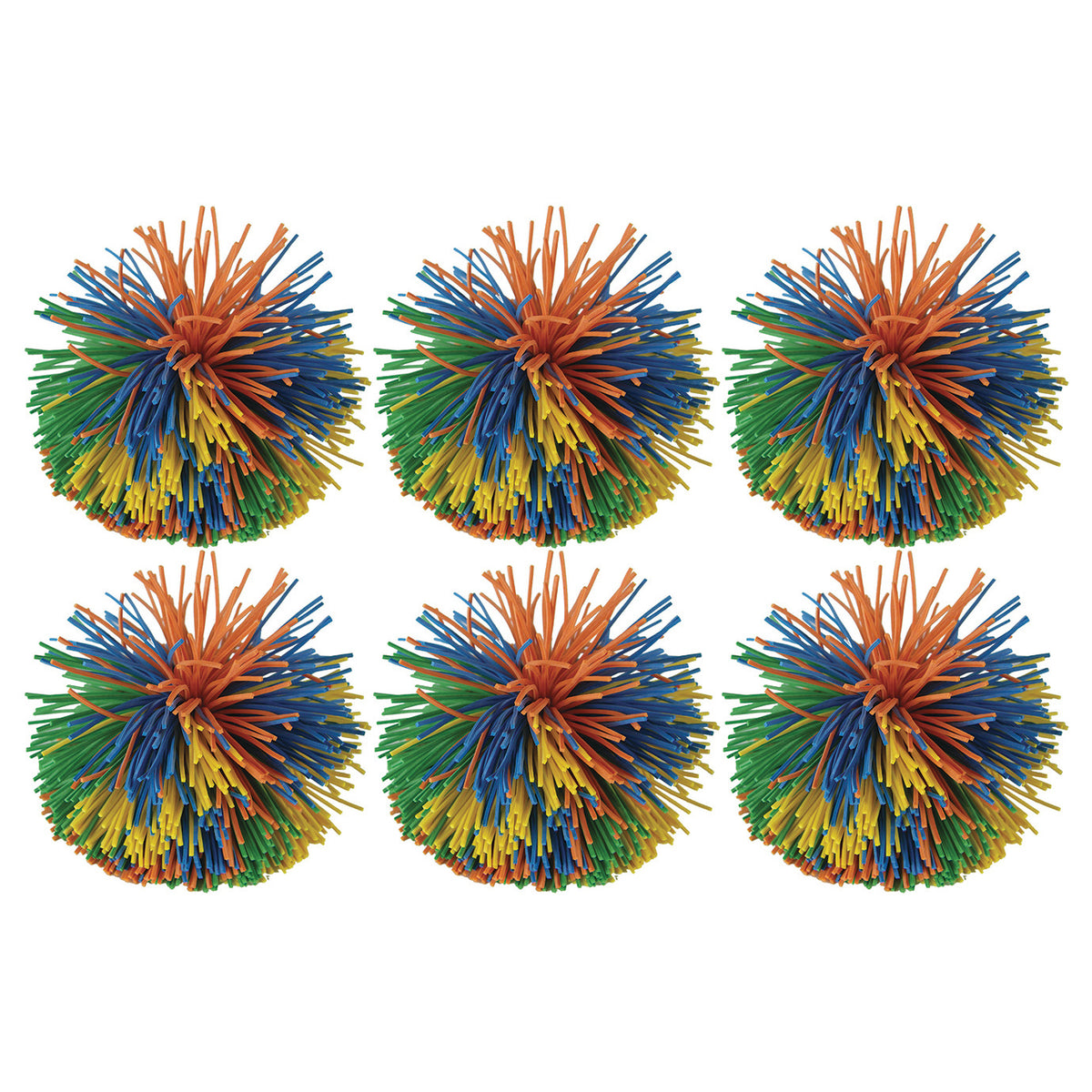Pom Pom Style Balls/Urchin Pack of 6