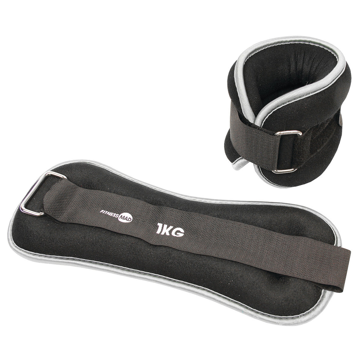 Neoprene Wrist & Ankle Weights - 2 x 1kg