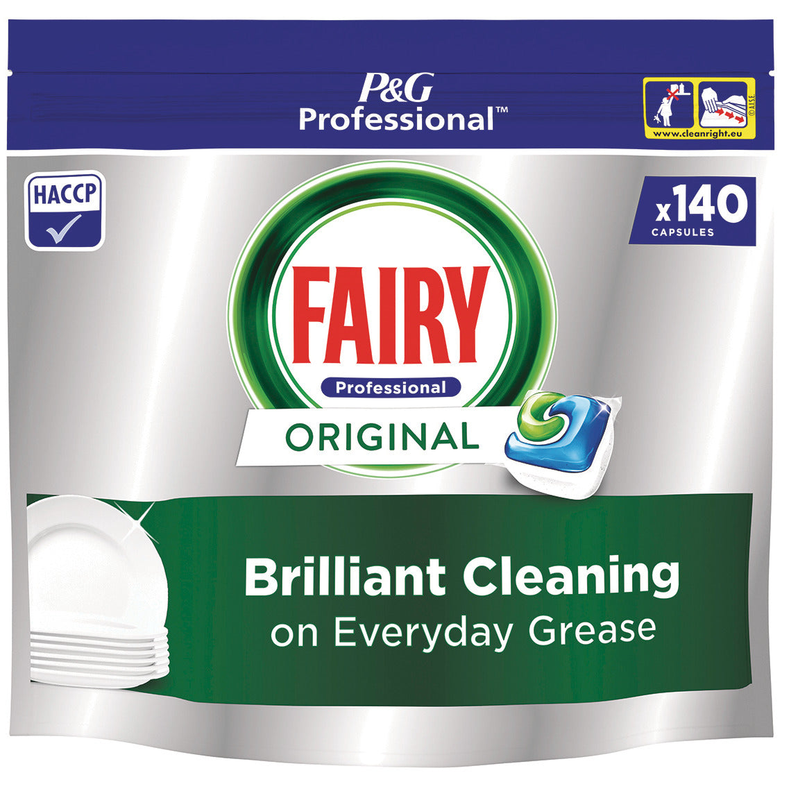 Fairy Original All In One Dishwasher Tab 140 Case of 2