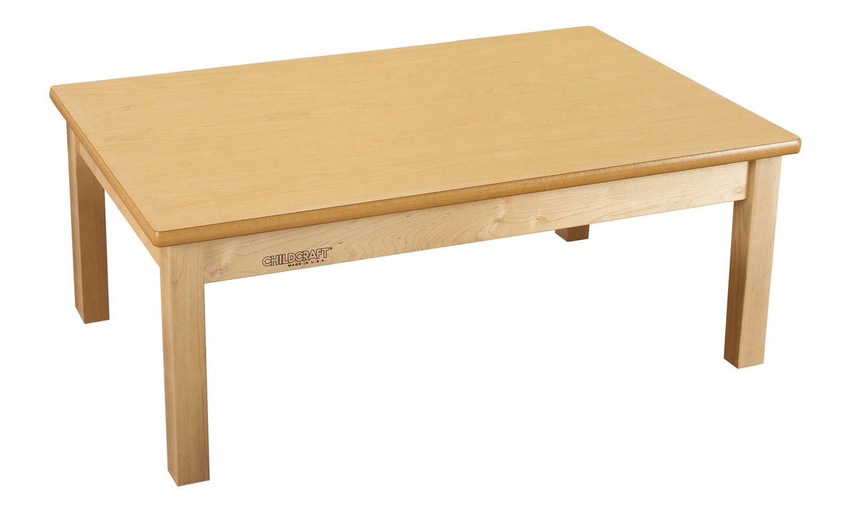 KIT TABLE 24 IN X 48 IN RECTANGULAR WITH 16 IN WOOD LEGS