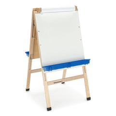 QS KIT EASEL ADJUSTABLE ART DRY ERASE WITH PAPER ROLL AND HOLDER