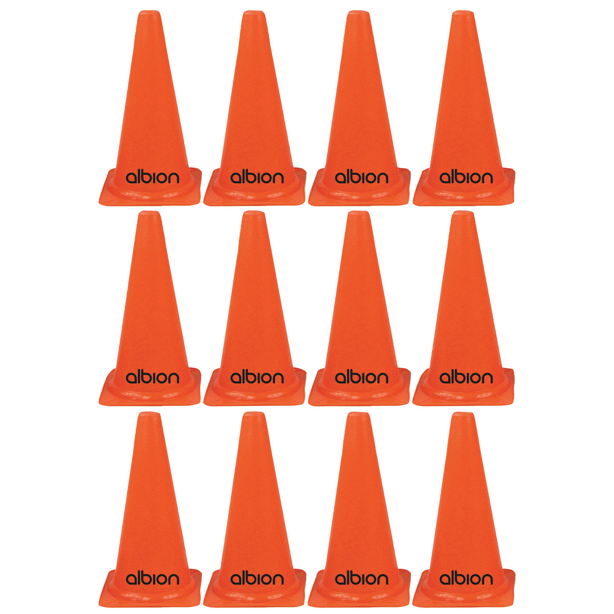 Albion Lightweight Training Cones Orange 225cm Pack of 12