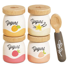 Wooden Yogurt Play Food Set