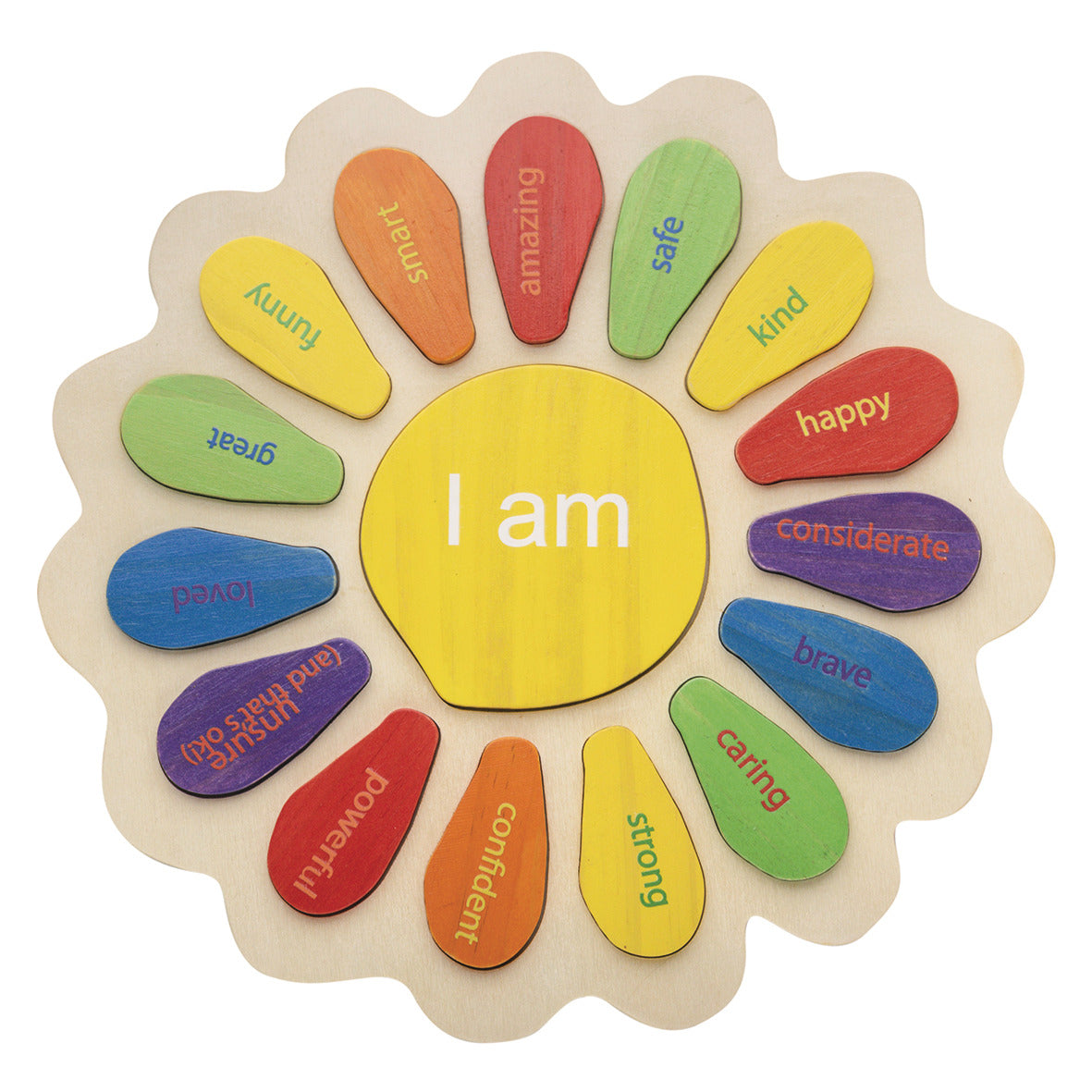 I Am Me Flower Puzzle 17 Pieces
