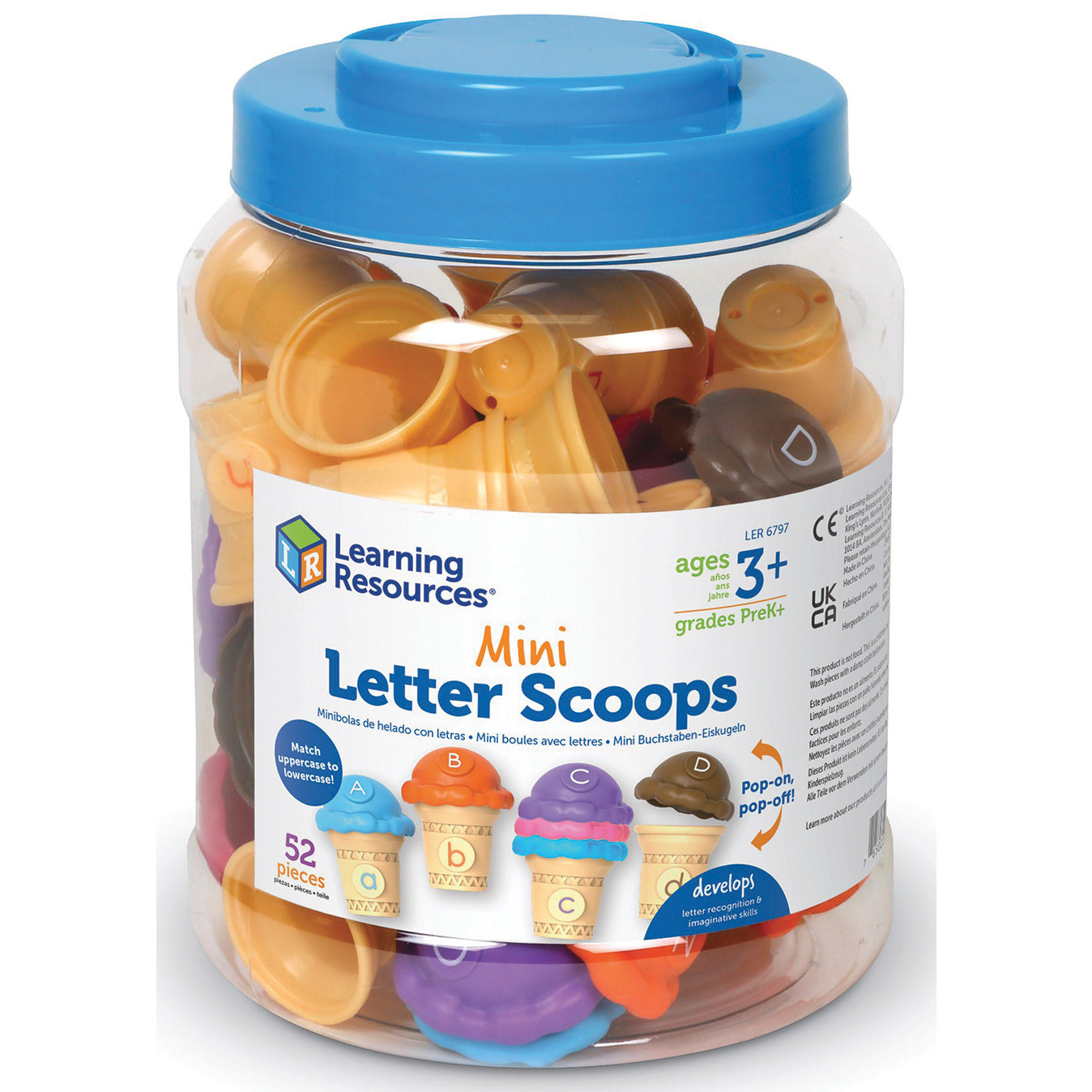 Mini Letter Scoops 26 Piece Set