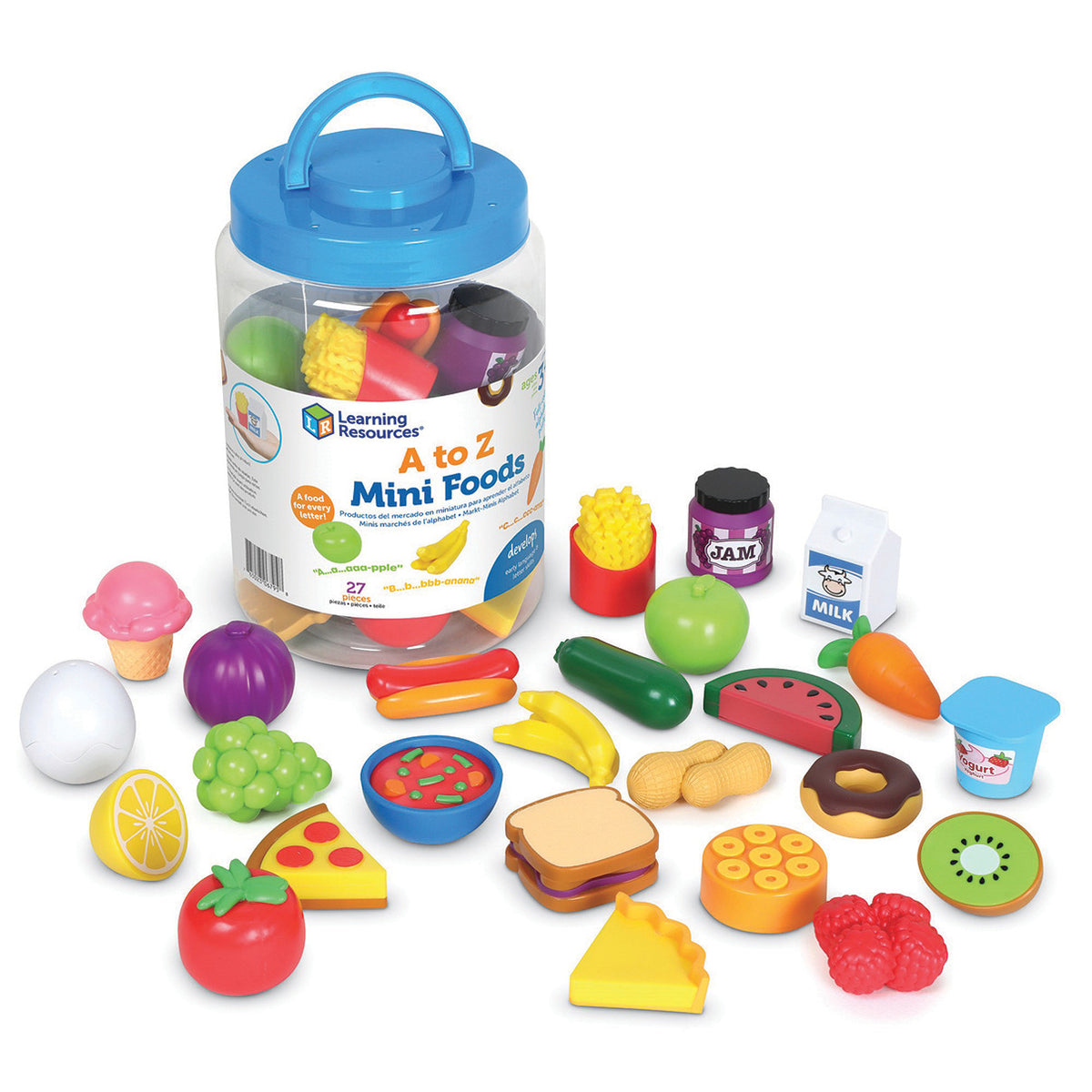 A To Z Mini Foods Set of 26