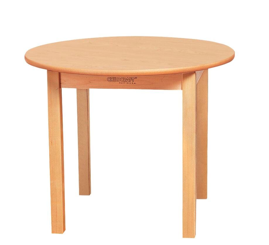 KIT TABLE 30 IN ROUND WITH 20 IN WOOD LEGS