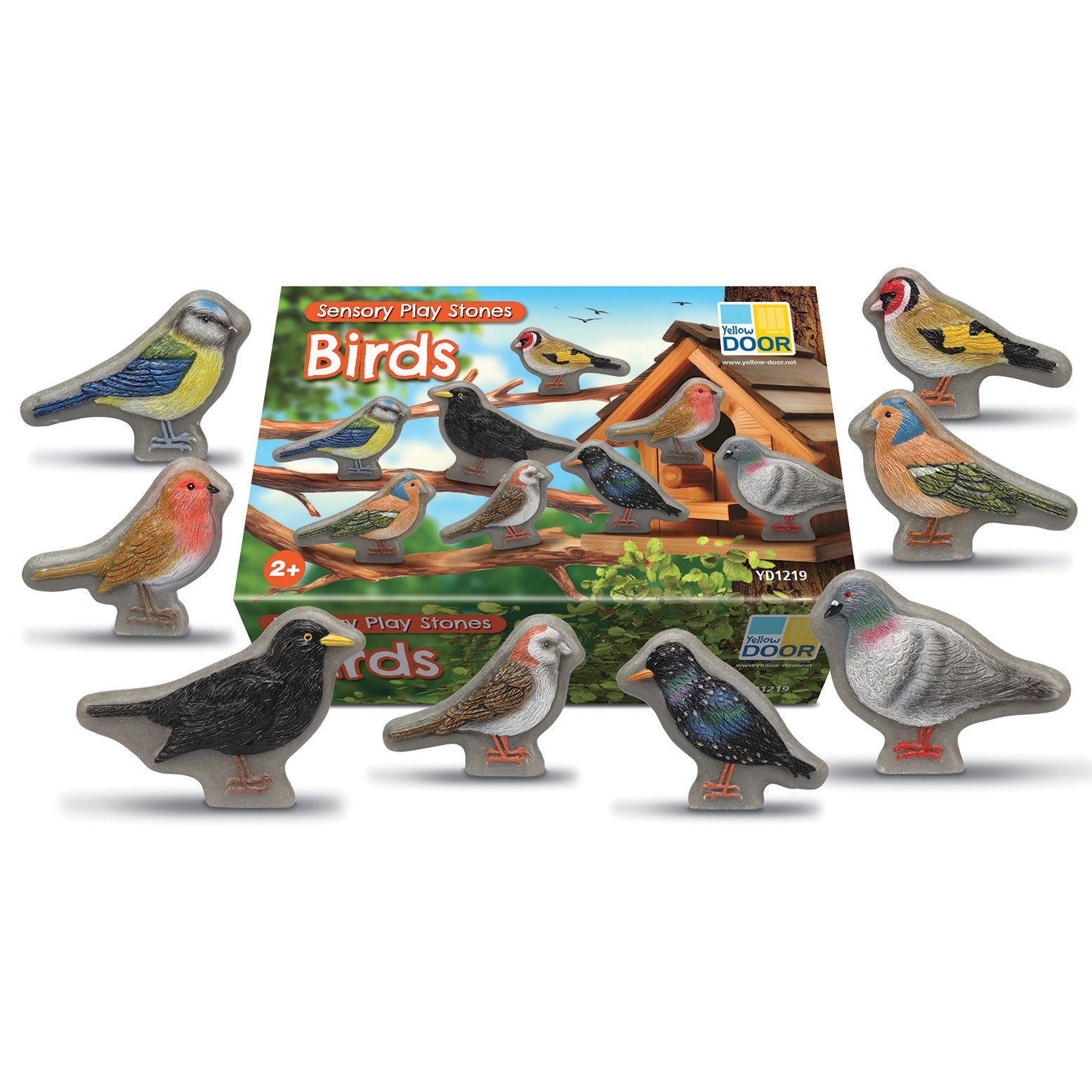 Sensory Play Stones Birds Set