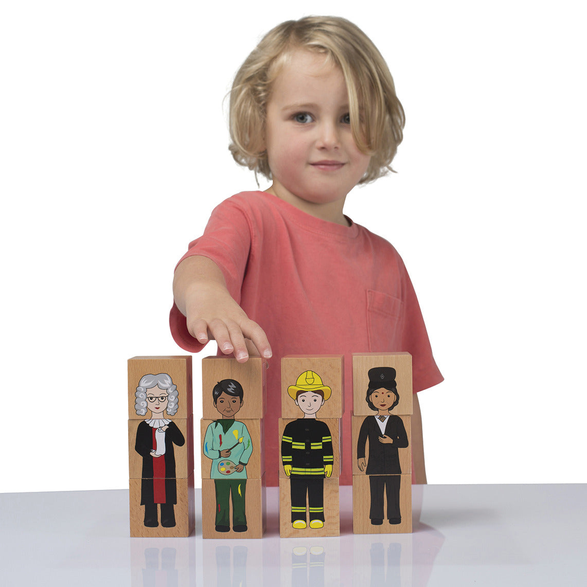 Our Community Wooden Block 12 Piece Set