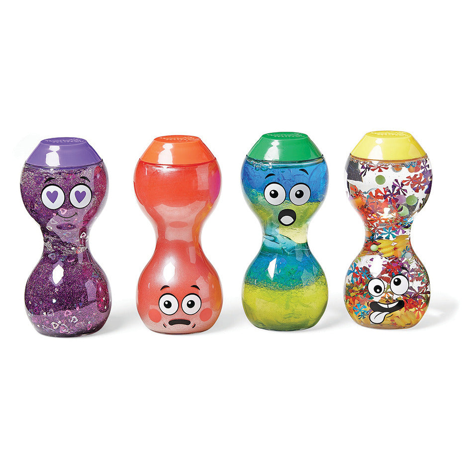 Express Your Feelings Sensory Bottles Set of 4 Embarassed Silly Surprised Loved