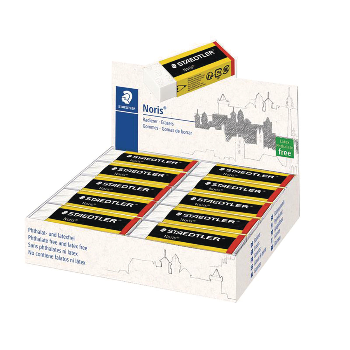 Noris® 526 N20 Eraser Box of 20