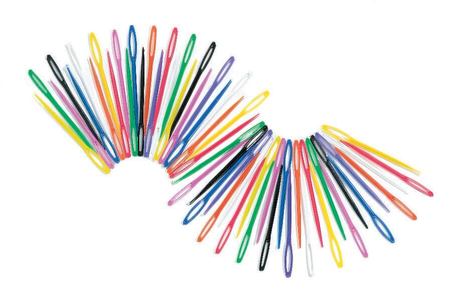 NEEDLES PLASTIC LACING 3 IN SET OF 32