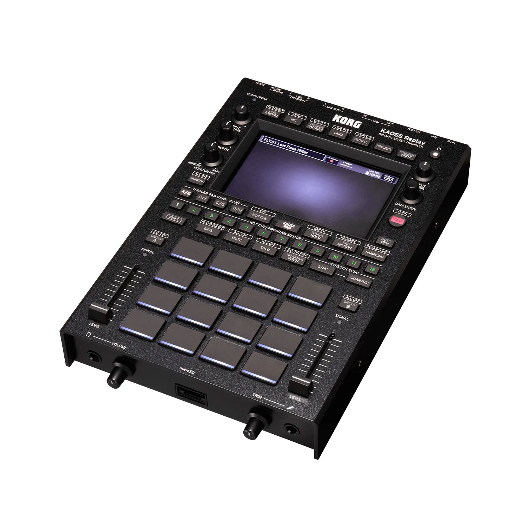 Korg KAOSS Replay dynamic effects sampler