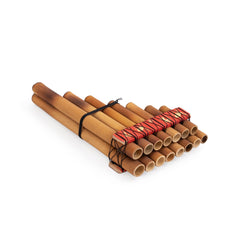 Percussion Plus Honestly Made Double row 15 note pan pipes